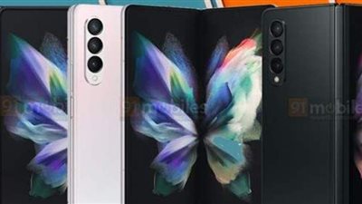 الكشف عن تصميم وألوان Samsung Galaxy Z Fold3 وموعد إطلاقه