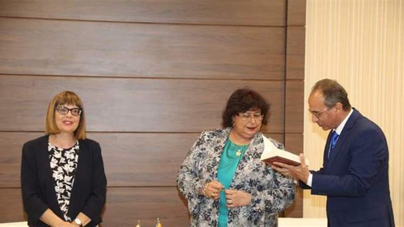وزيرة الثقافة المصرية