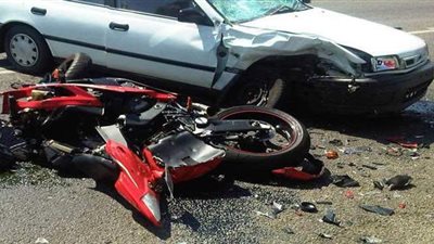 إصابة شخصين في تصادم دراجة نارية بسيارة ملاكى بالشرقية