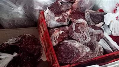 ضبط 2.5 طن لحوم وكبدة فاسدة داخل ثلاجة لحفظ السلع الغذائية بالقاهرة