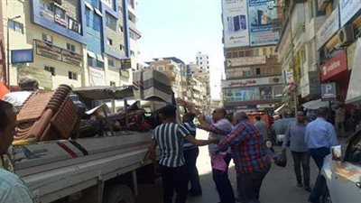 رفع 47 حالة إشغال طريق ومخالفة بشوارع الشرقية