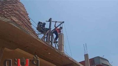 إزالات للمباني المخالفة في المهد وتحرير محاضر ضد أصحابها بالشرقية