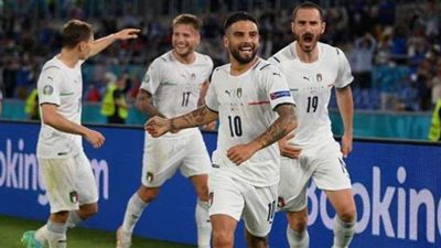 يورو 2020 | إيطاليا تنهي الشوط الأول بهدفين في مرمى بلجيكا