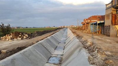 اعتماد مليار و700 مليون جنية لتبطين الترع بقرى كفرالشيخ