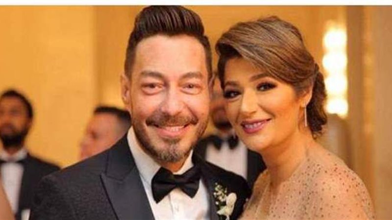 أحمد زاهر و زوجته