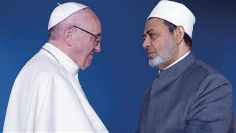 شيخ الأزهر وبابا