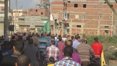 مسيرة لعناصر الإرهابية بدمياط