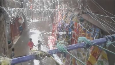 أمطار رعدية تضرب دمياط (فيديو)