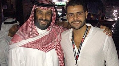 ولي العهد السعودي يلتقي نجل شقيق خاشقجي في أبوظبي (فيديو وصور)