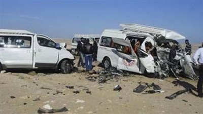 مصرع وإصابة 17 شخصا في انقلاب سيارة بالمنيا