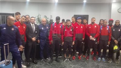 بعثة فريق الاتحاد الليبي تصل مطار القاهرة