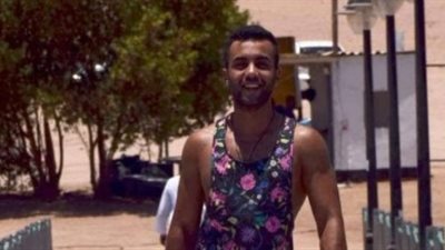 عمر حجازي يقود دراجة من طابا إلى الأهرامات بساق مبتورة