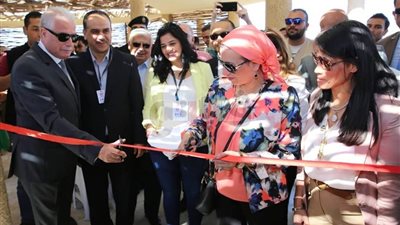 وزيرة البيئة ومحافظ جنوب سيناء يفتتحان أعمال تطوير محمية رأس محمد