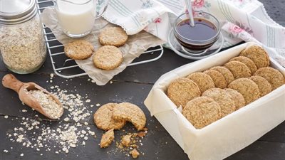 بسكويت القمح الصحي على طريقة الشيف آسيا