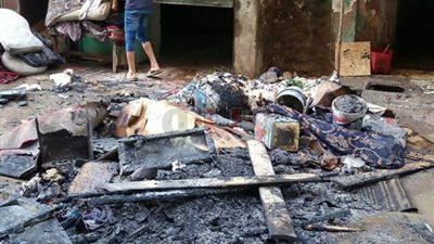 السيطرة على حريق بشقة سكنية في شبرا الخيمة (صور)