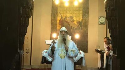 الأنبا كيرلس يترأس القداس الإلهي في عيد مارمينا العجايبي (صور)