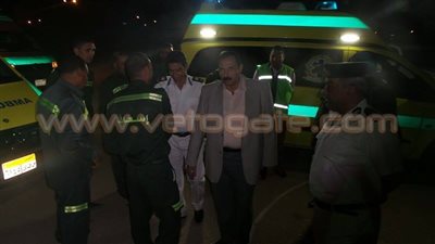 بالصور.. مدير أمن الإسماعيلية يتفقد انفجار مدرسة آمون
