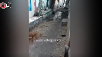 غرق مقابر شبرا الخيمة في الصرف.. ورئيس الحي: «غلطة الأهالي من 15 سنة»