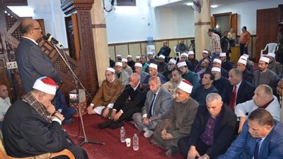 محافظ الإسماعيلية يشهد احتفال مديرية الأوقاف بالمولد النبوي