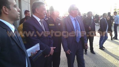 بالصور.. «الدمرداش» يشرف على تأمين استاد القاهرة بعد بدء دخول الجماهير