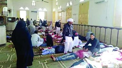 ١٥٠٠ جنيه معاش استثنائي لأسر شهداء الروضة