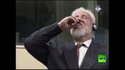 جزار البوسنة يحاول الانتحار بالسم خلال محاكمته (فيديو)