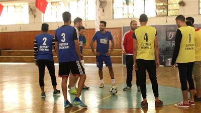 أسرة «بينا» المركزية تنظم كأس الكرة الخماسي بجامعة عين شمس
