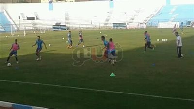 غزل المحلة ينهي استعداداته لمواجهة نبروه غدا (صور)