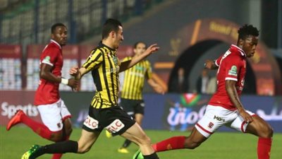 الأهلي يبحث عن هدف التقدم أمام المقاولون بعد 30 دقيقة