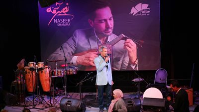 نصير شمة يبدع في ساقية عبد المنعم الصاوي بـ«العود» (صور)