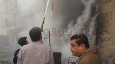 السيطرة على حريق محدود في جراج بشبرا الخيمة