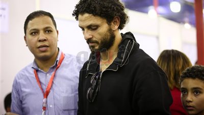 حسام غالي يصل الأهلي للإدلاء بصوته لقائمة محمود الخطيب