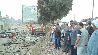 بالصور.. غرامة 10 آلاف جنيه على مقاول نفق أبو الريش بالشرقية