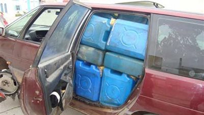 ضبط 29 ألف لتر بنزين و190 أسطوانة بوتاجاز بالسوق السوداء