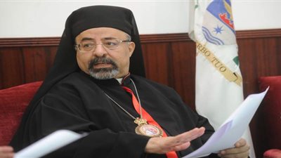 الأنبا إبراهيم إسحق يترأس قداس بطاركة الشرق الكاثوليك ببغداد