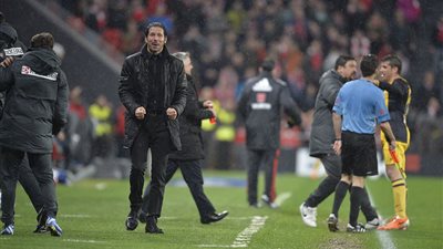 سيميوني: لا نخشي مواجهة ريـال مدريد وسنتأهل لنهائي الكأس