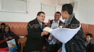 بالصور.. مدارس رفح تحتفل بأعياد الطفولة