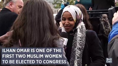 أول مسلمة محجبة بالكونجرس: انتخابي رفض للتعصب الديني