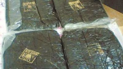 ضبط سيدة وعاطل وبحوزتهما 12 طربة حشيش بالإسكندرية