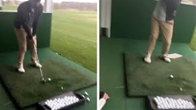 لاعب جولف يضرب هاتف «آيفون» بدلا من الكرة (فيديو)