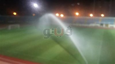 صيانة دورية باستاد الإسكندرية قبل الجولة الـ١٢من الدوري (صور)