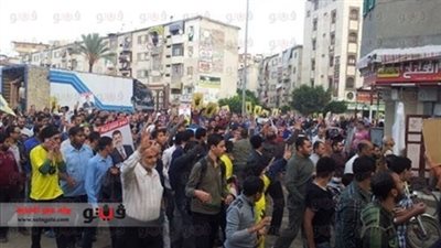 وقفة احتجاجية لأنصار الإرهابية بالهرم