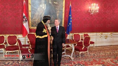 بالصور .. الرئيس النمساوي يبحث مع 