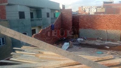 إزالة بناء مخالف خلف مجمع محاكم المنصورة (صور)