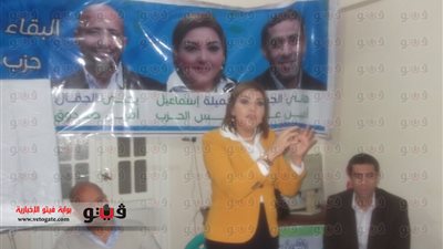 بالصور.. جميلة إسماعيل: الدستور لن يكون بوابة الفلول إلى البرلمان