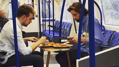 بالصورة.. مترو المطاعم الفاخرة في لندن