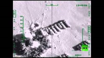 بالفيديو.. روسيا تقصف 500 صهريج يستخدمها «داعش» في تهريب النفط