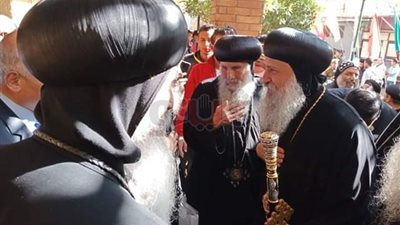 أساقفة ومطارنة في حفل استقبال أسقف دمياط الجديد