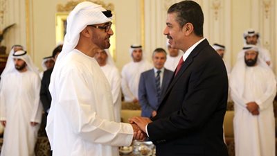 ولي عهد أبوظبي يبحث مع «بحاح» إعادة إعمار اليمن