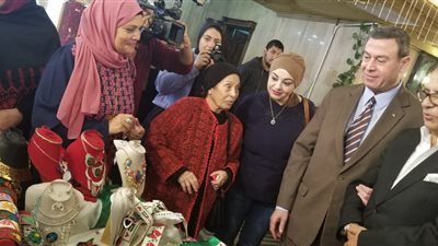 افتتاح البازار الخيري الفلسطيني بالقاهرة